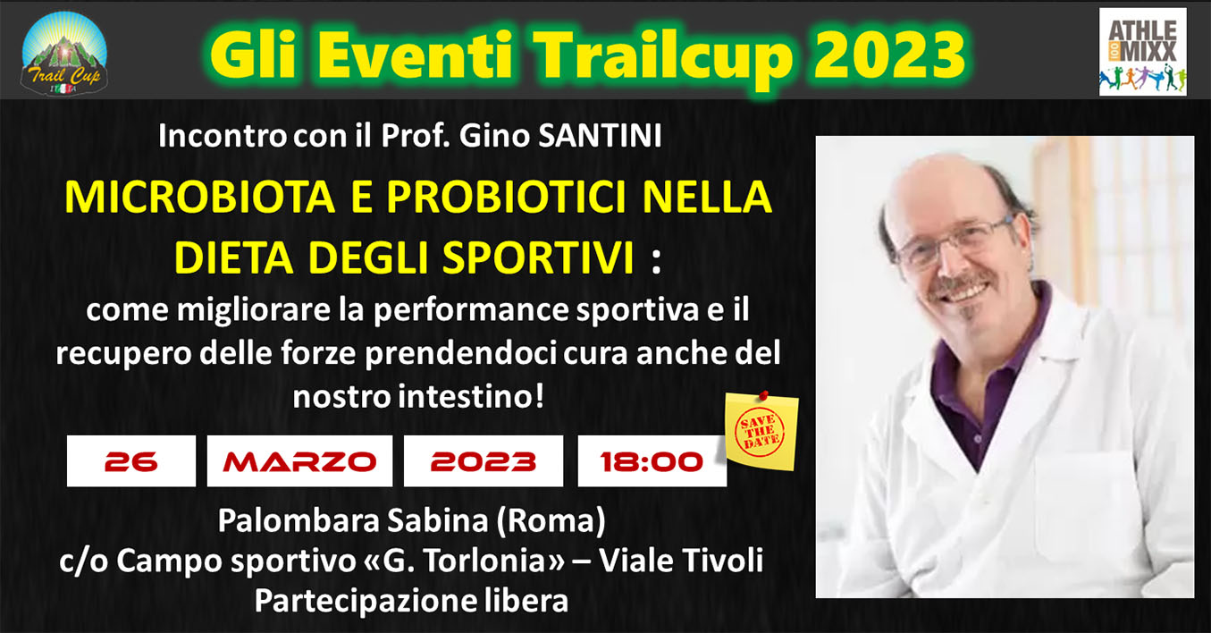 Eventos Trailcup 2023: "Microbiota y probióticos en la dieta de los deportistas"